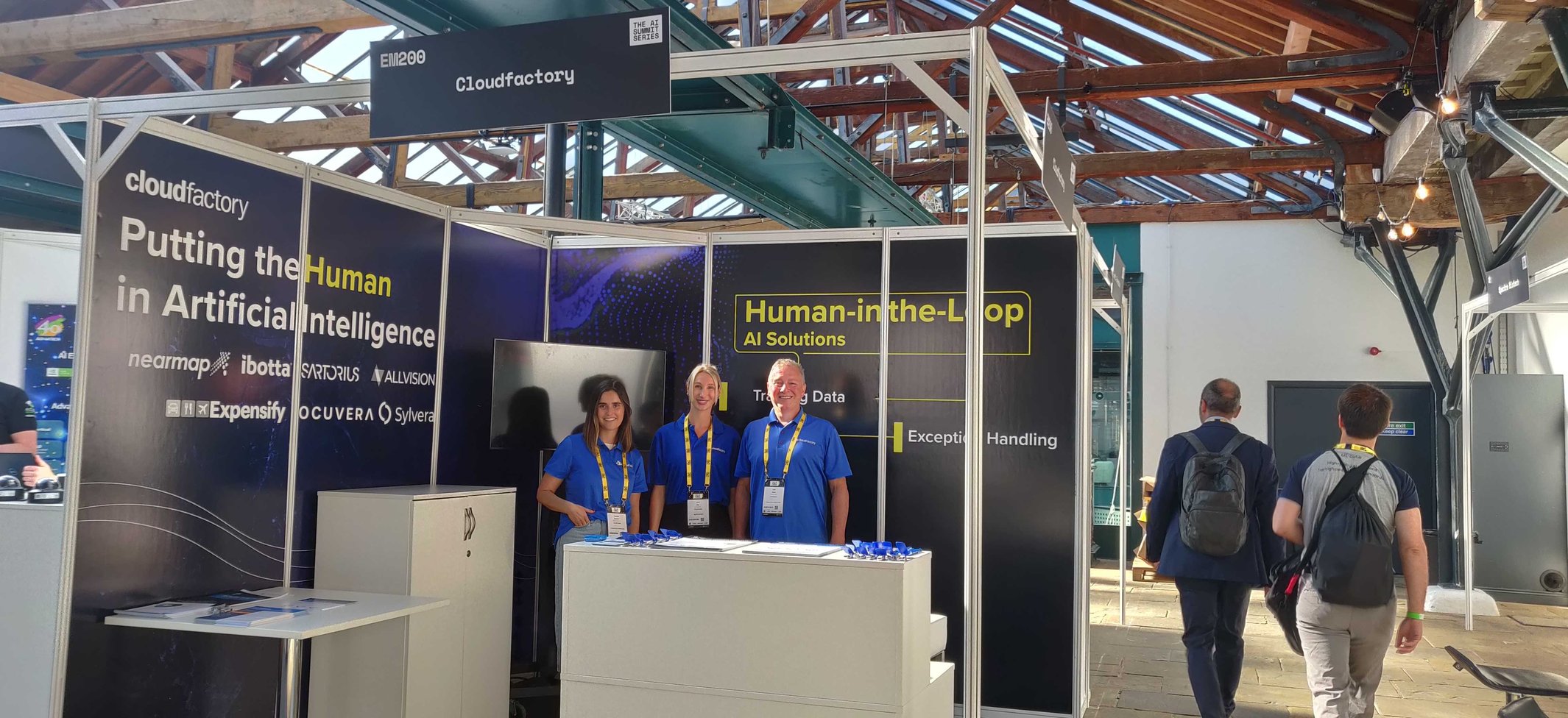 CloudFactory team at the AI Summit