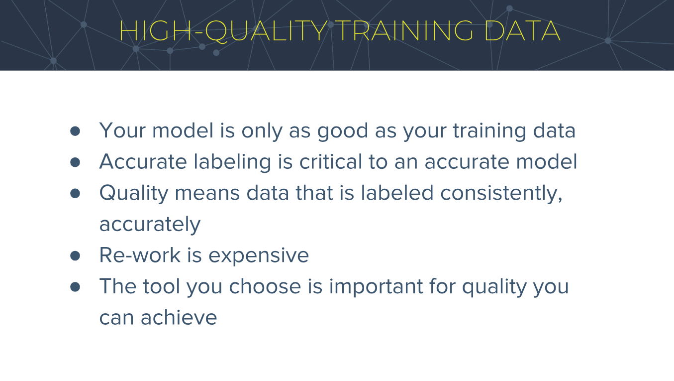 High-Quality Training Data