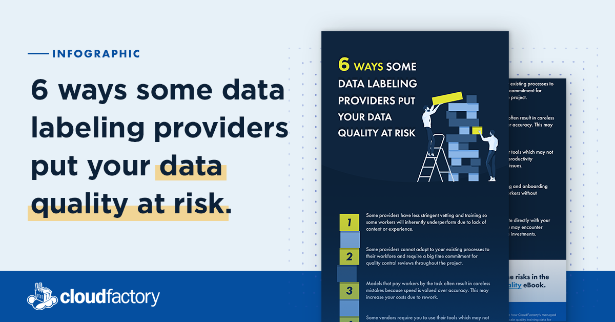 6 Ways Data Labeling Providers Put Your Data Quality At Risk [Infographic]
