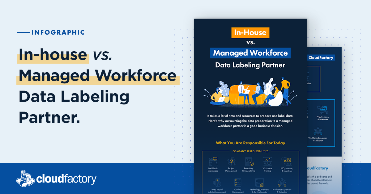 In-House vs. Managed Workforce Data Labeling Partner [Infographic]
