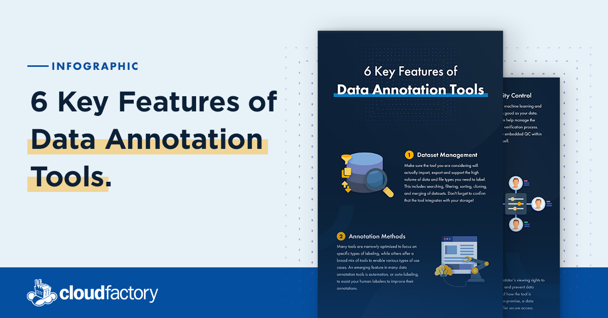 6 Key Features of Data Annotation Tools [Infographic]